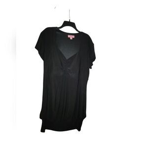 Eliza J Black Bubble Hem Plus Size 24 NWT Dress